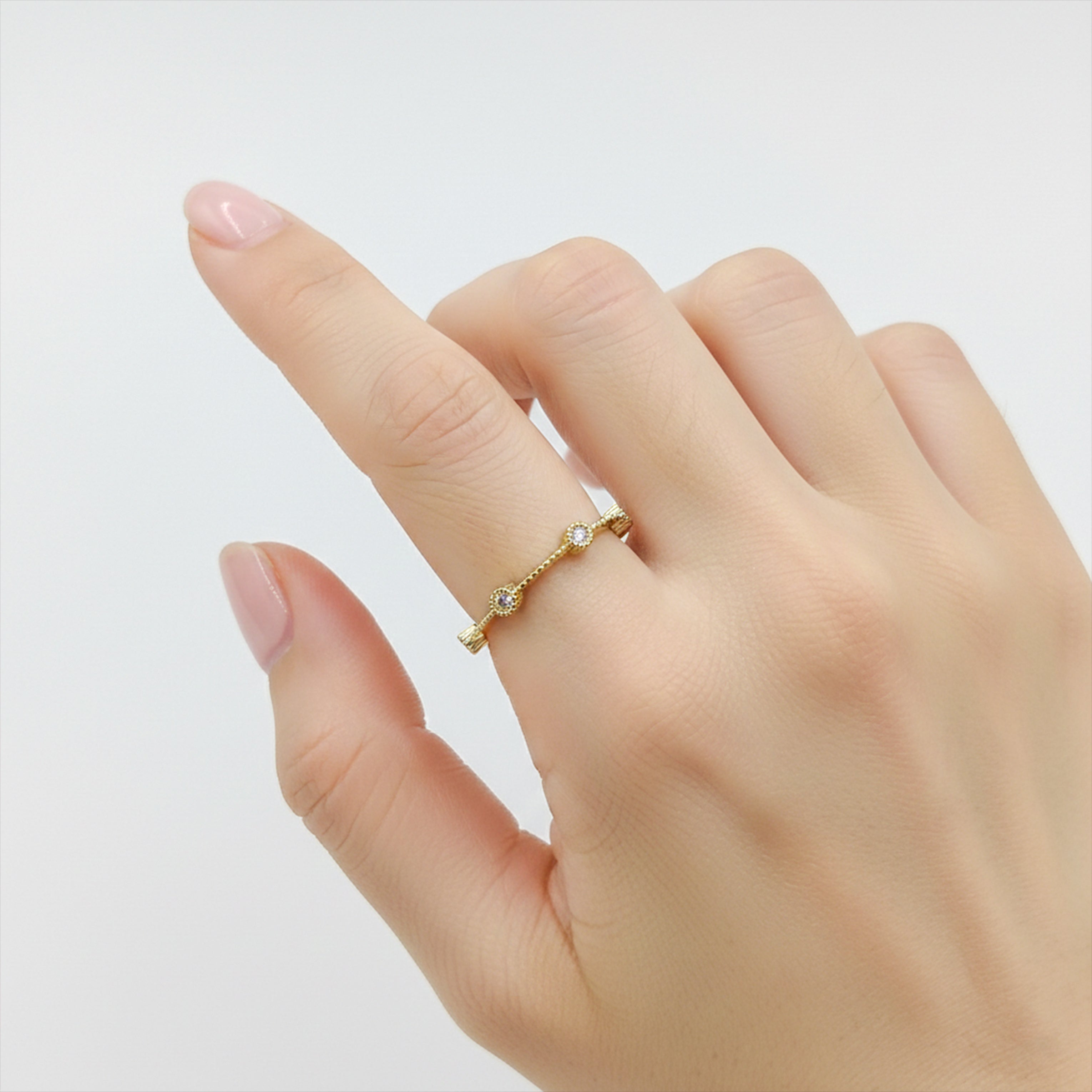 Gold-Toned Spark Band GWR -24