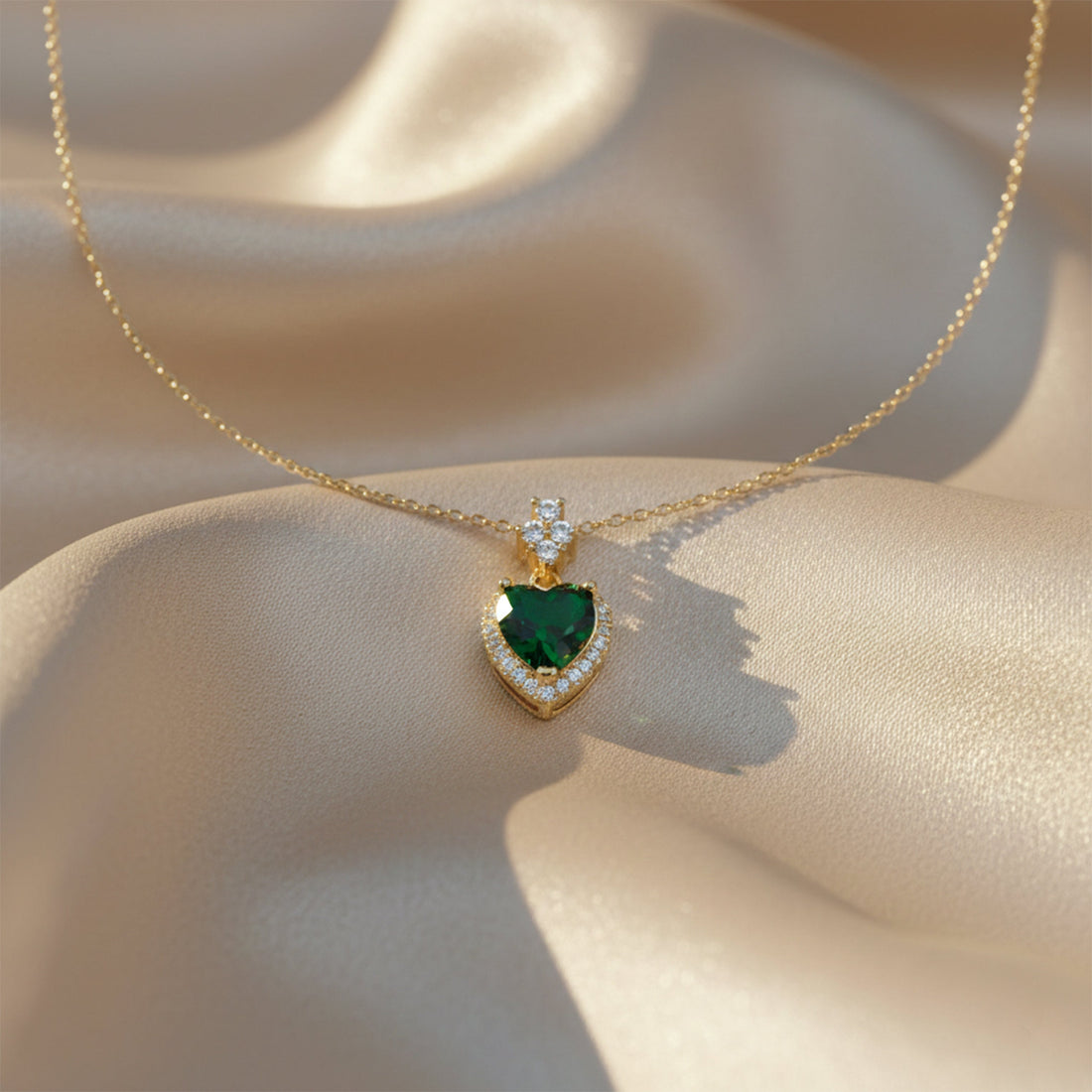 Verde Love Dangle Locket Link Set GWN -163