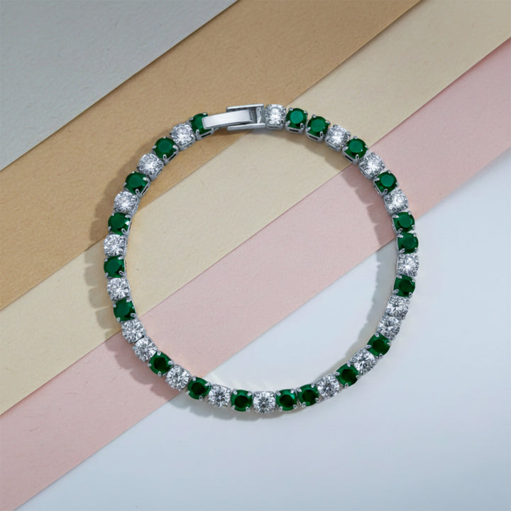 Verde & Zirconia Stone Line Kangan GWB -70