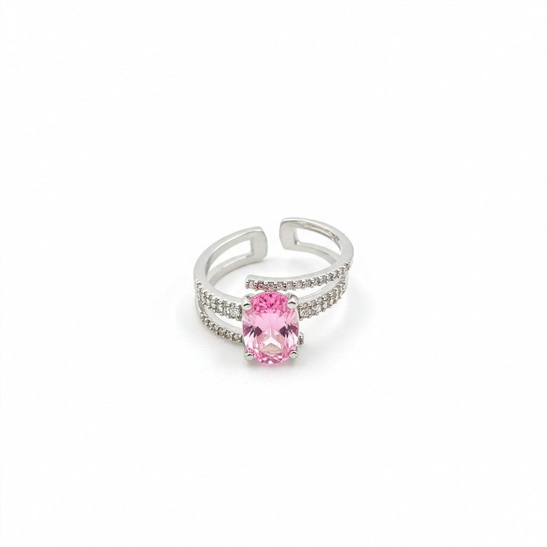 Silver Blush Solo-Stone Band GWR -54