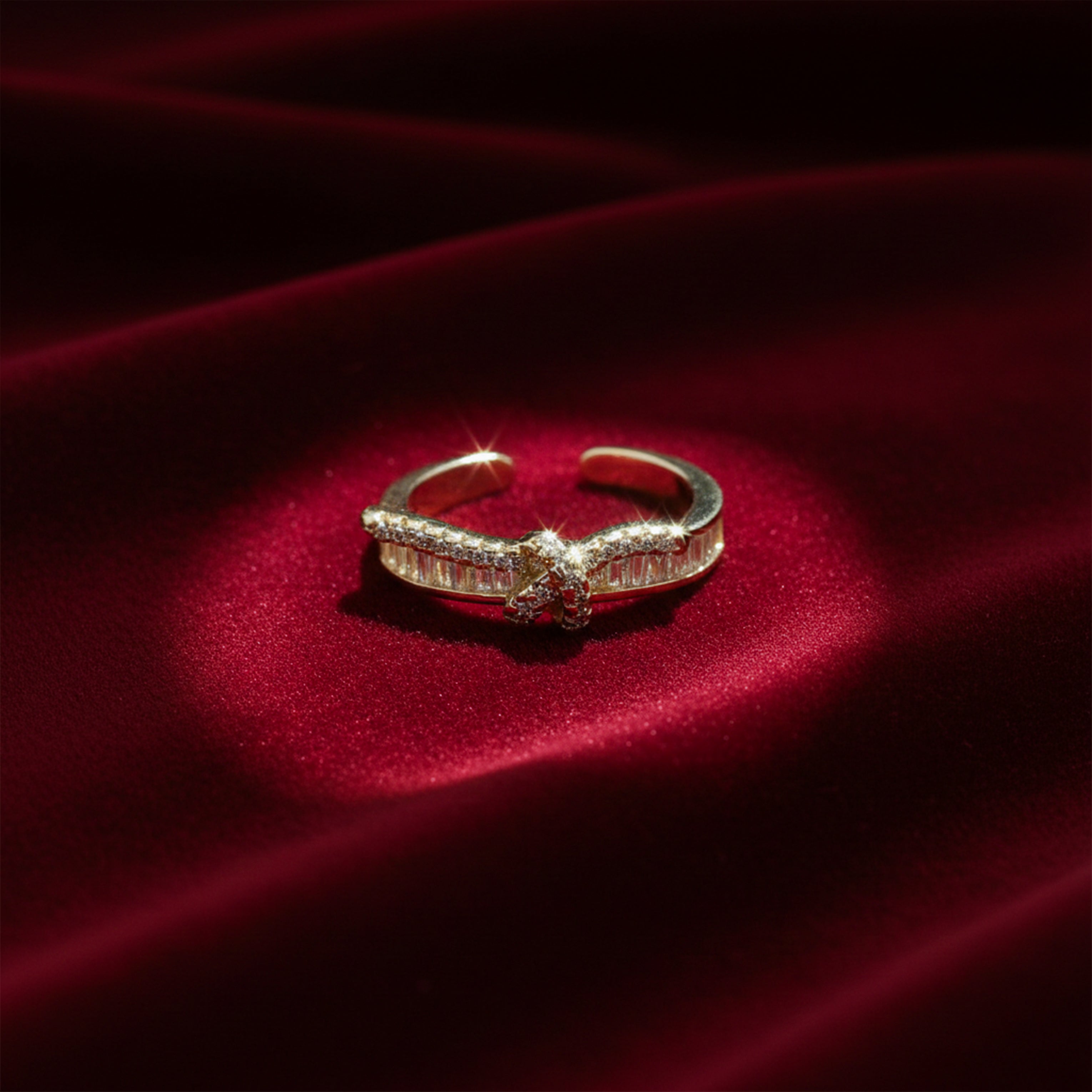 Gold-Toned Eternal Spark Band GWR -49