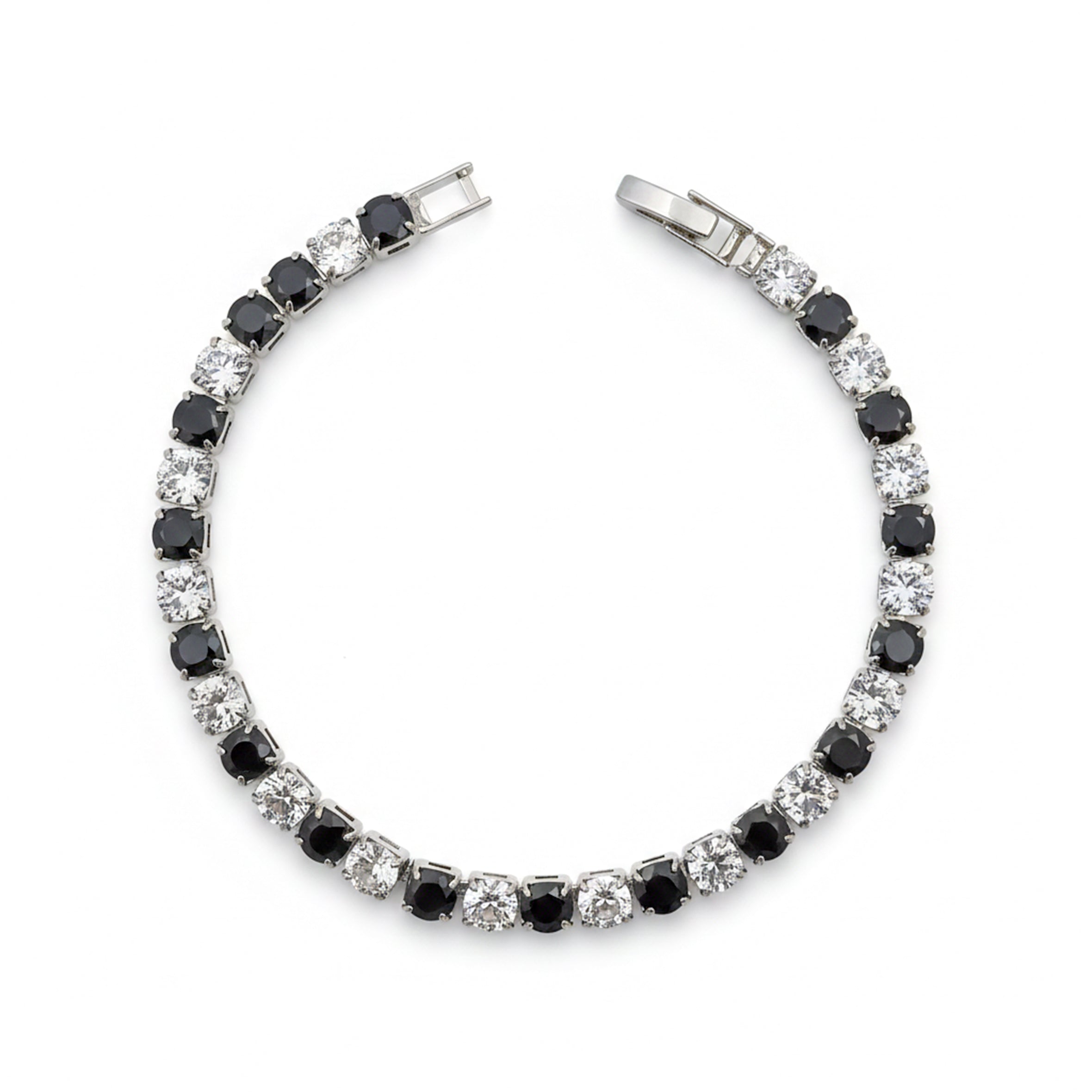 Black & Ivory Cubic Zirconia Kangan GWB -57
