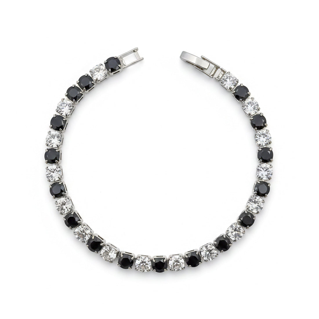 Black & Ivory Cubic Zirconia Kangan GWB -57