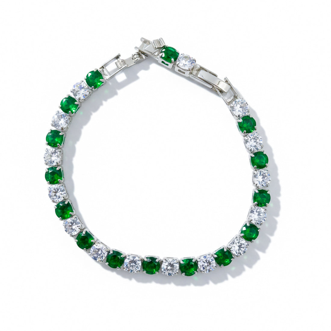 Verde & Zirconia Stone Line Kangan GWB -59