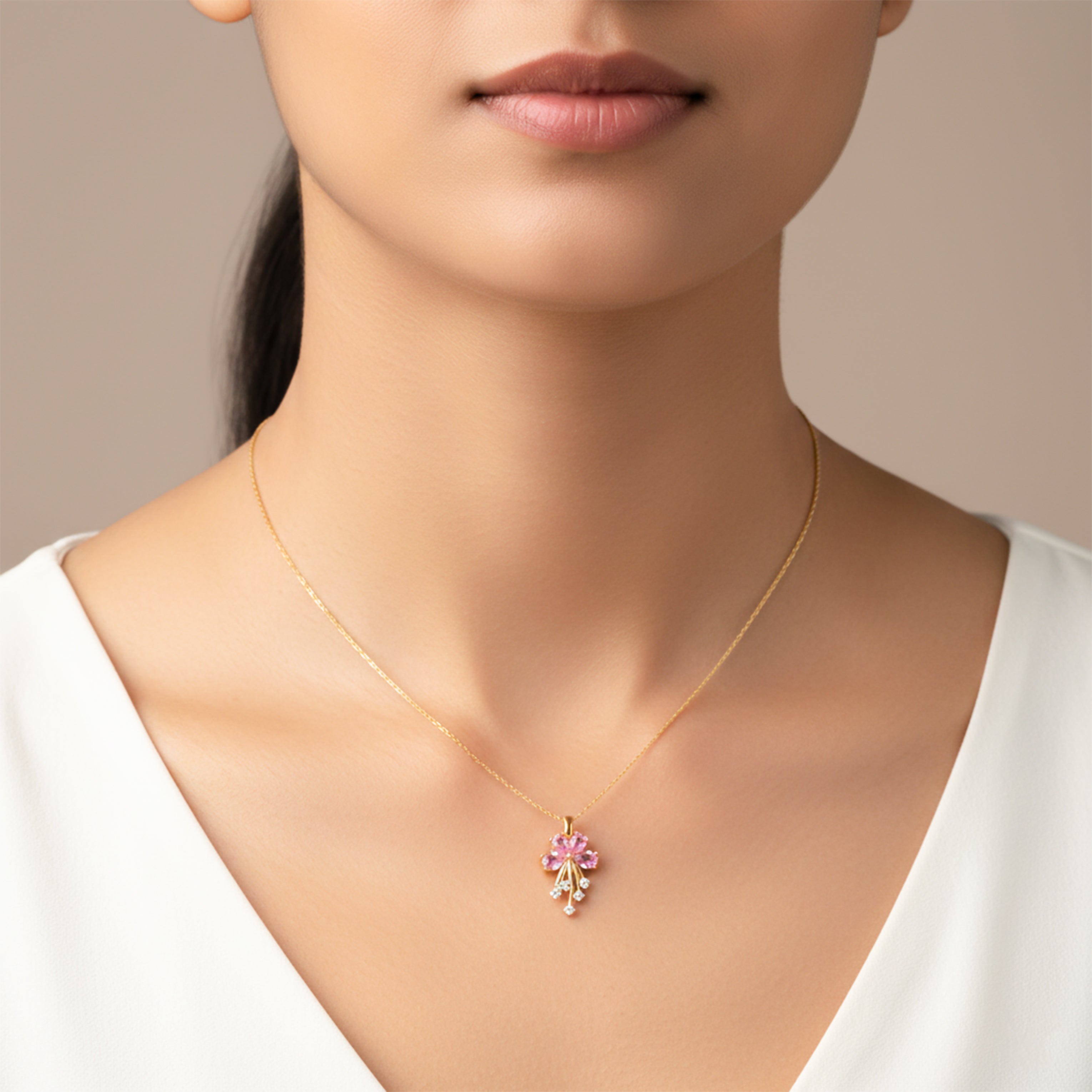 Bloom Dangle Locket Link Set GWN -119