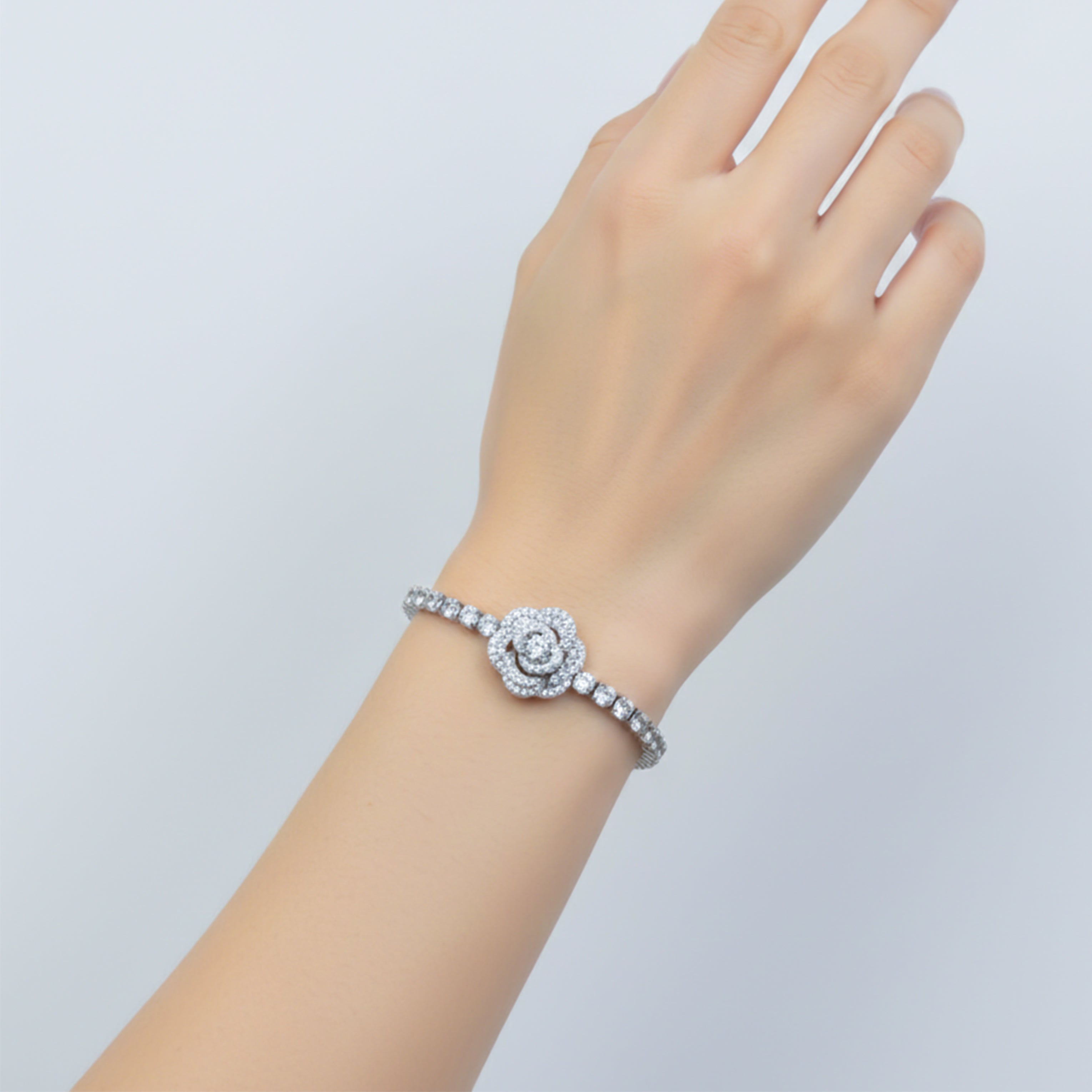 Timeless Bloom Zirconia Stone Line Kangan GWB -64