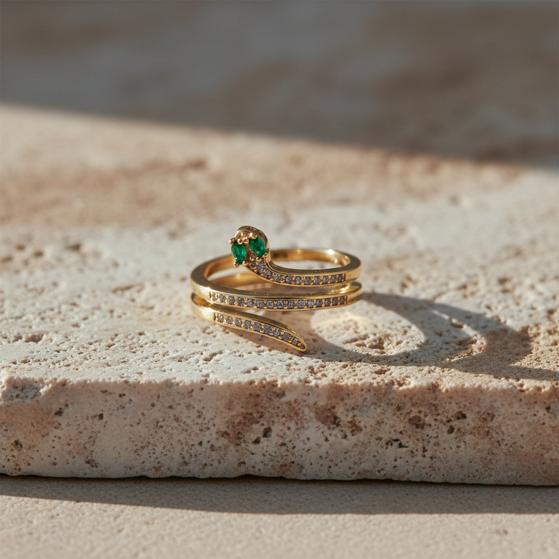 Gold Verde Serpent Band GWR -59