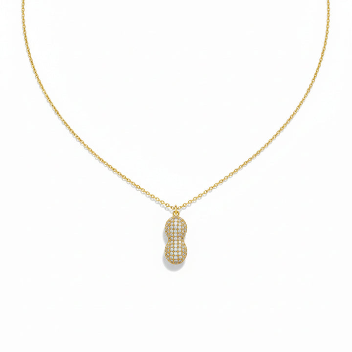 Gold-Toned Peanut Moti Accent Link Set GWN -32