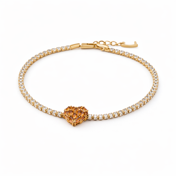 Gold-Toned Love Line Kangan GWB -99