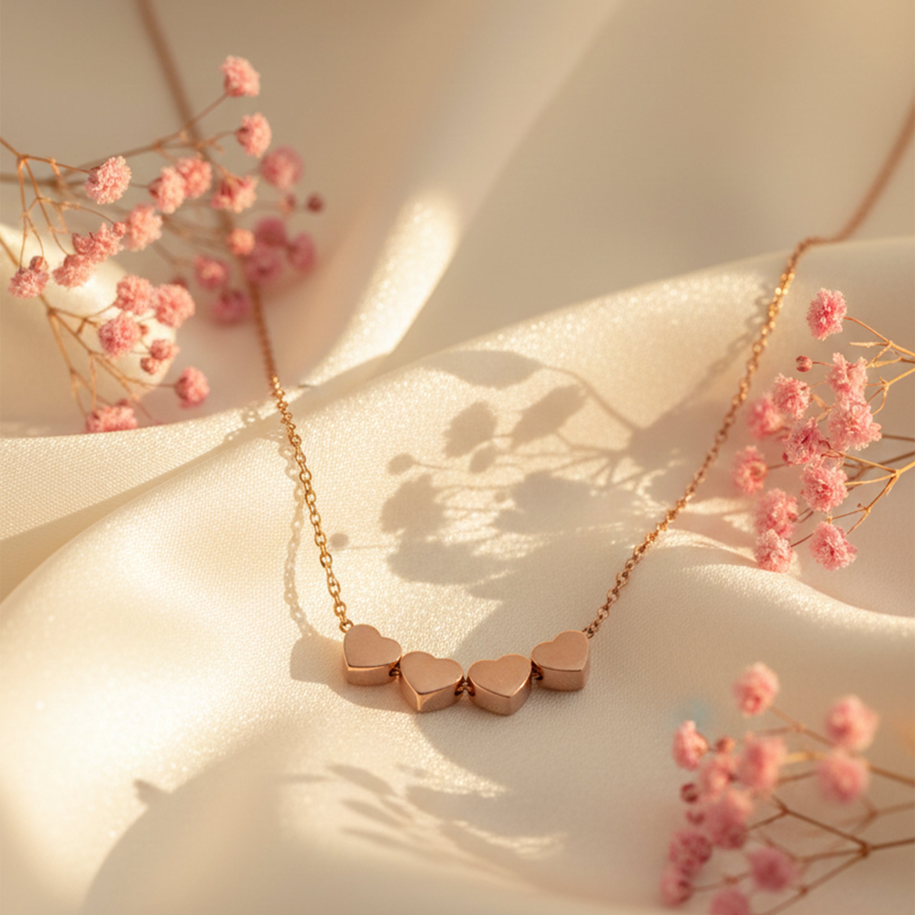Bharati Rosette Gold Link Set GWN -28