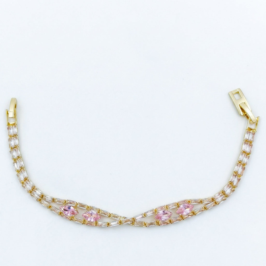 Women Bracelet Blush Pink Butterfly Gold jewellery - Finora Jewels
