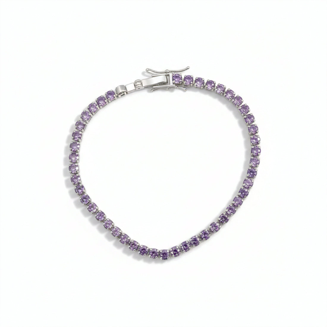 Regal Lilac Cubic Zirconia Kangan GEB -56