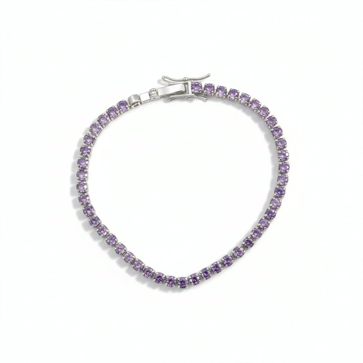 Regal Lilac Cubic Zirconia Kangan GEB -56