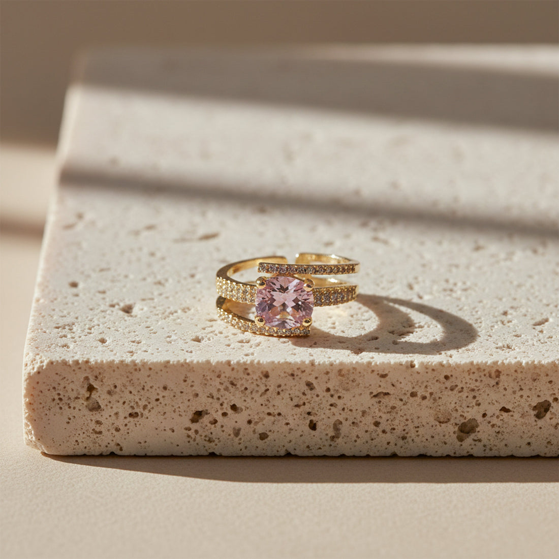 Blush Square-Cut Princess-Cut Band GWR -48