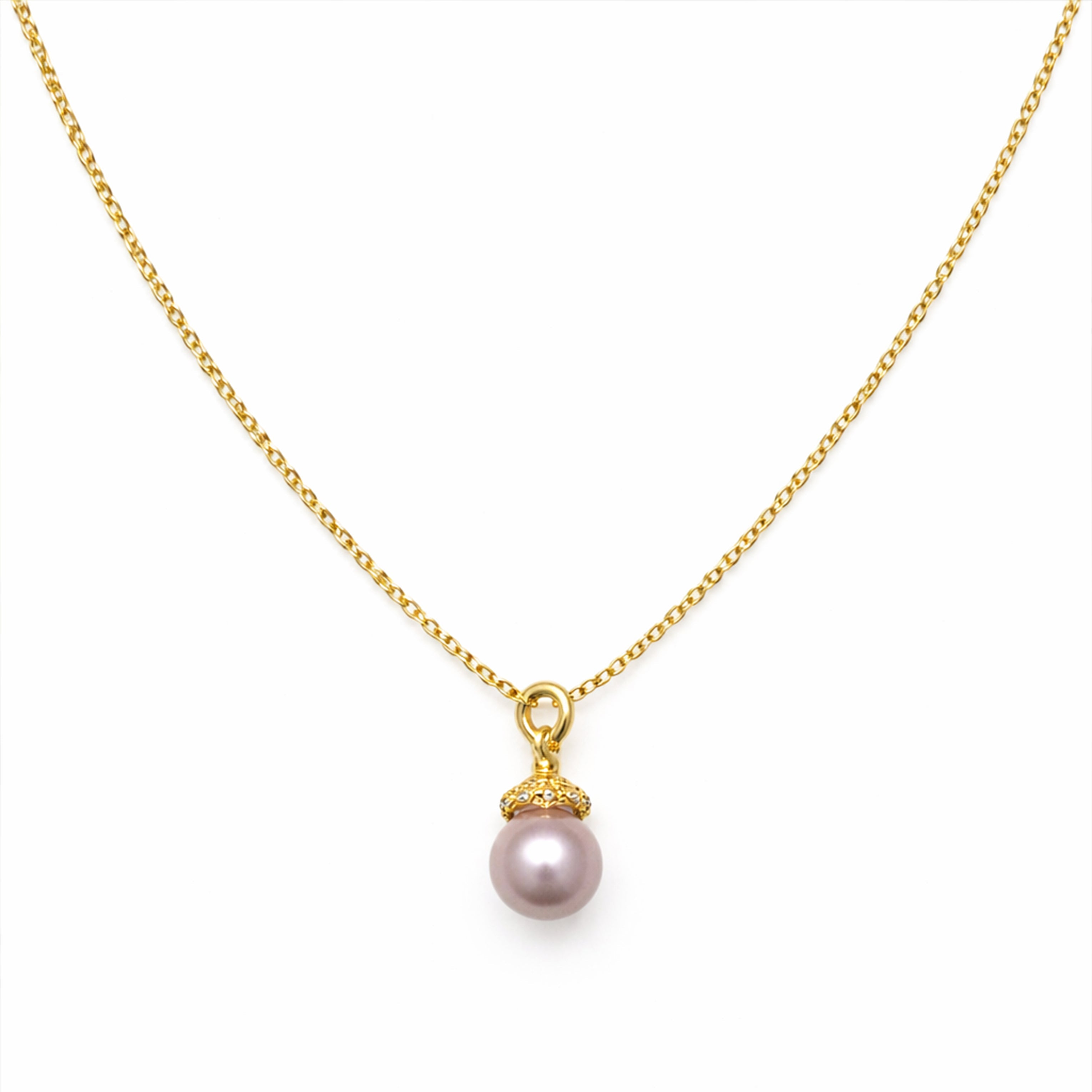 Gold-Toned Eternal Moti Locket Link Set GWN -38