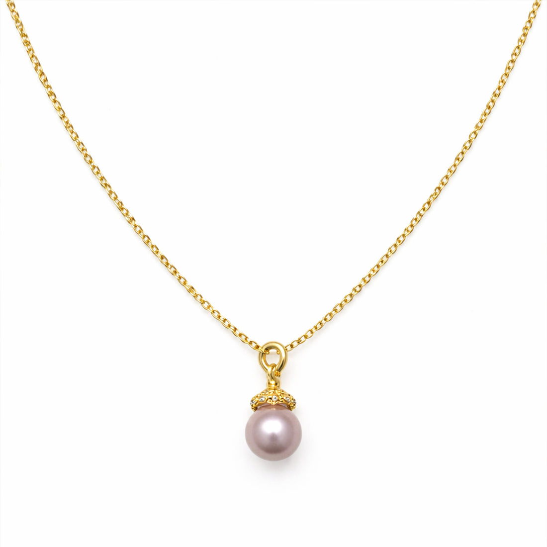 Gold-Toned Eternal Moti Locket Link Set GWN -38