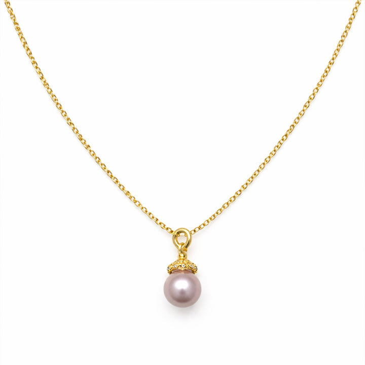 Gold-Toned Eternal Moti Locket Link Set GWN -38