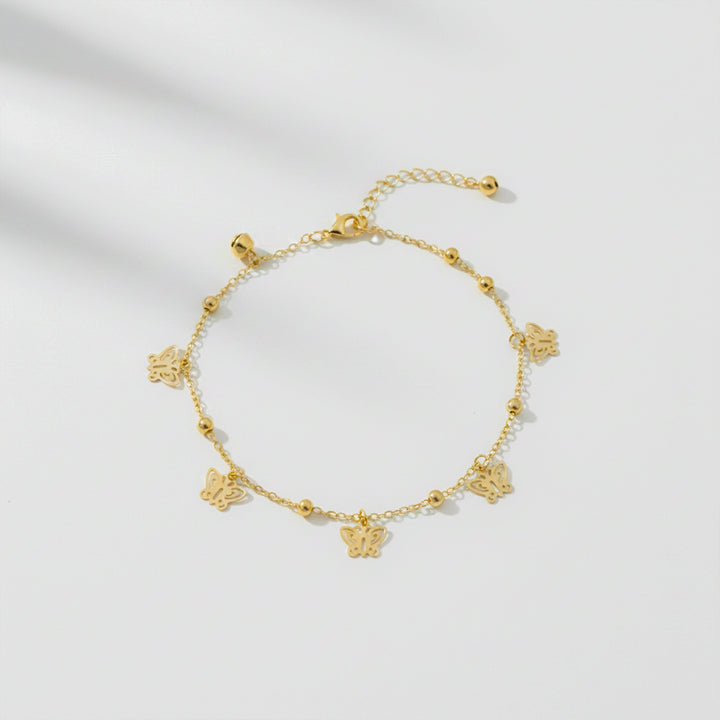 Gold Papillon Accent Payal GWA -49