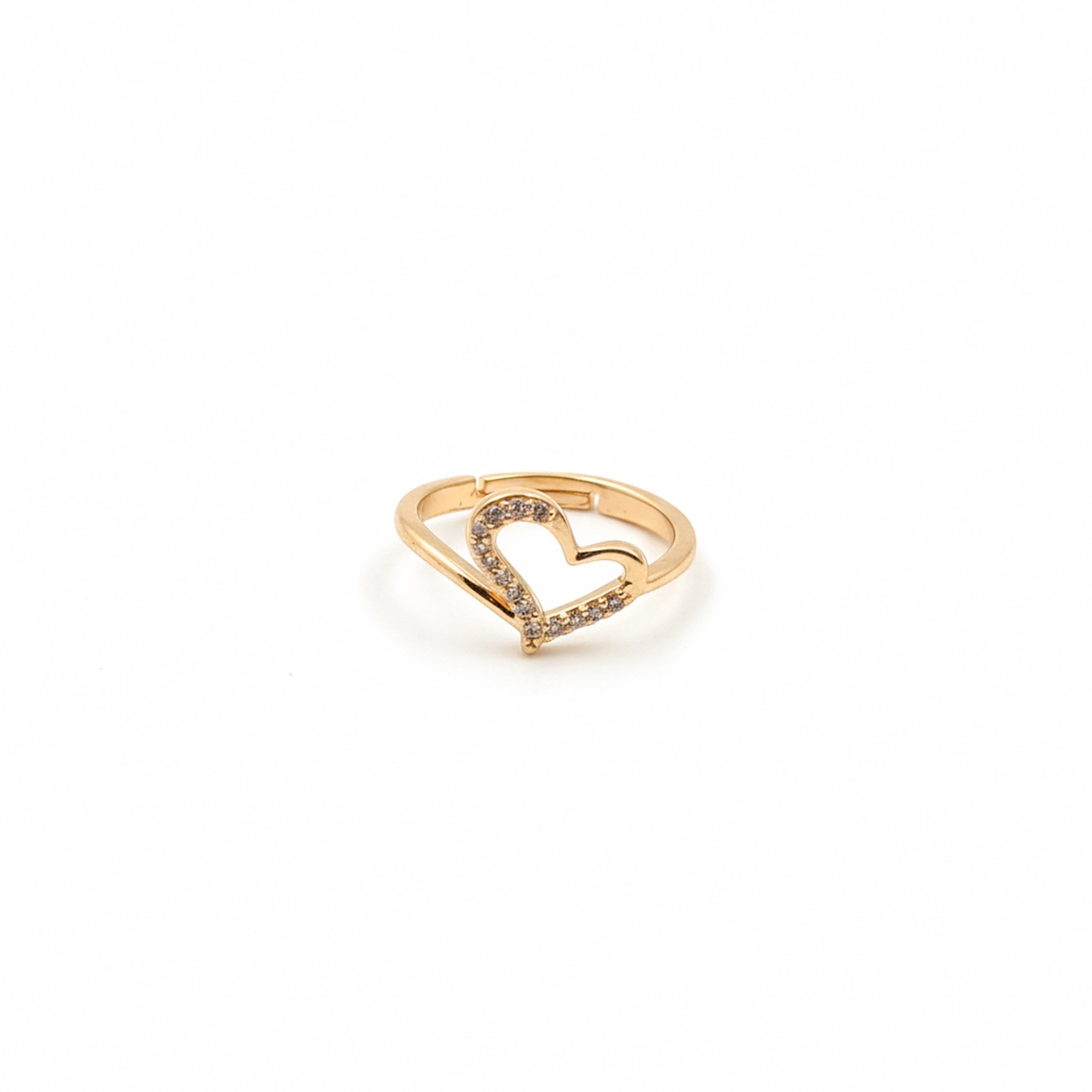 Gold-Toned Love Spark Band GWR -15