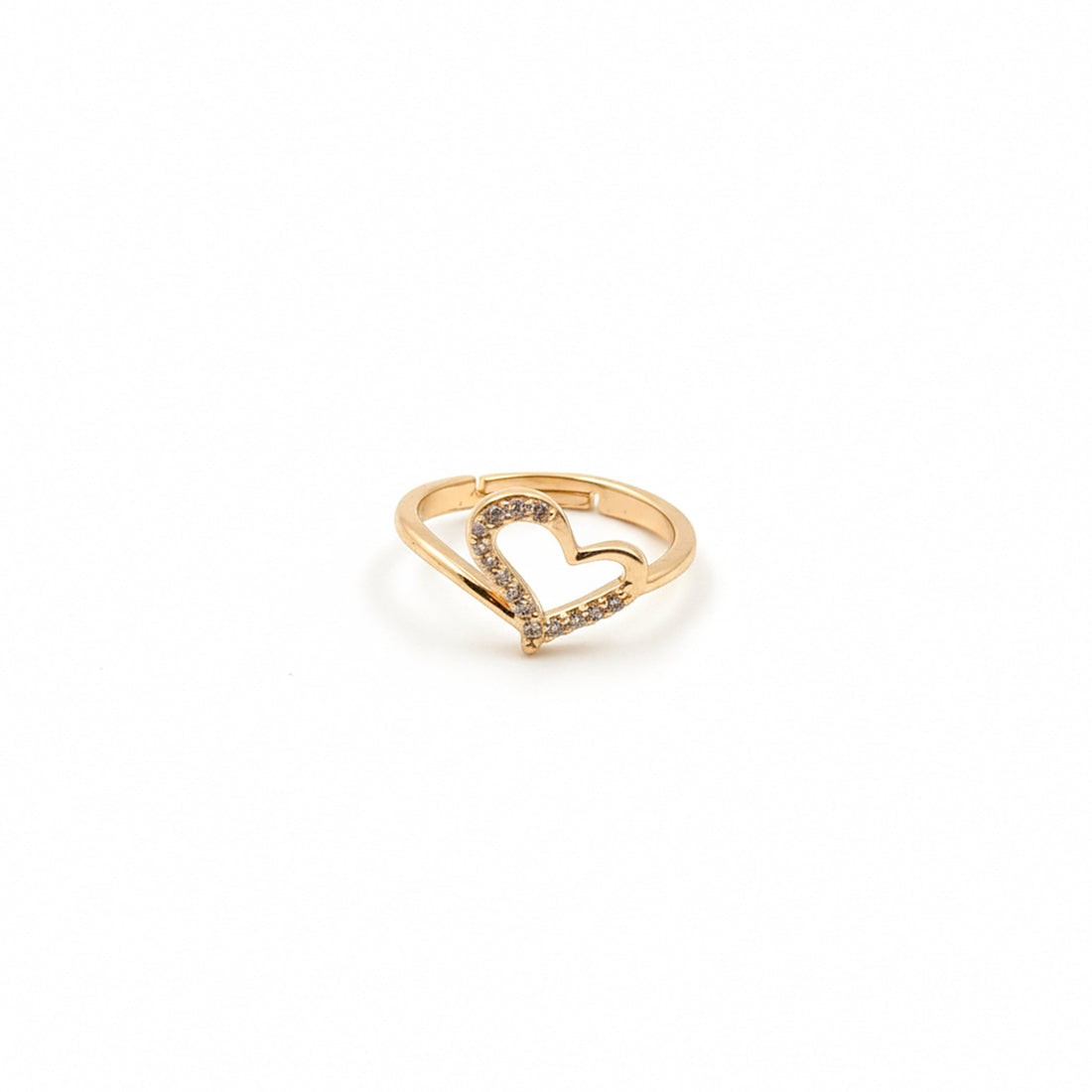 Gold-Toned Love Spark Band GWR -15