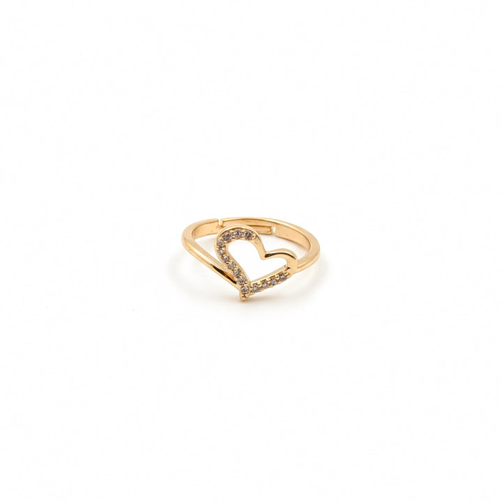 Gold-Toned Love Spark Band GWR -15