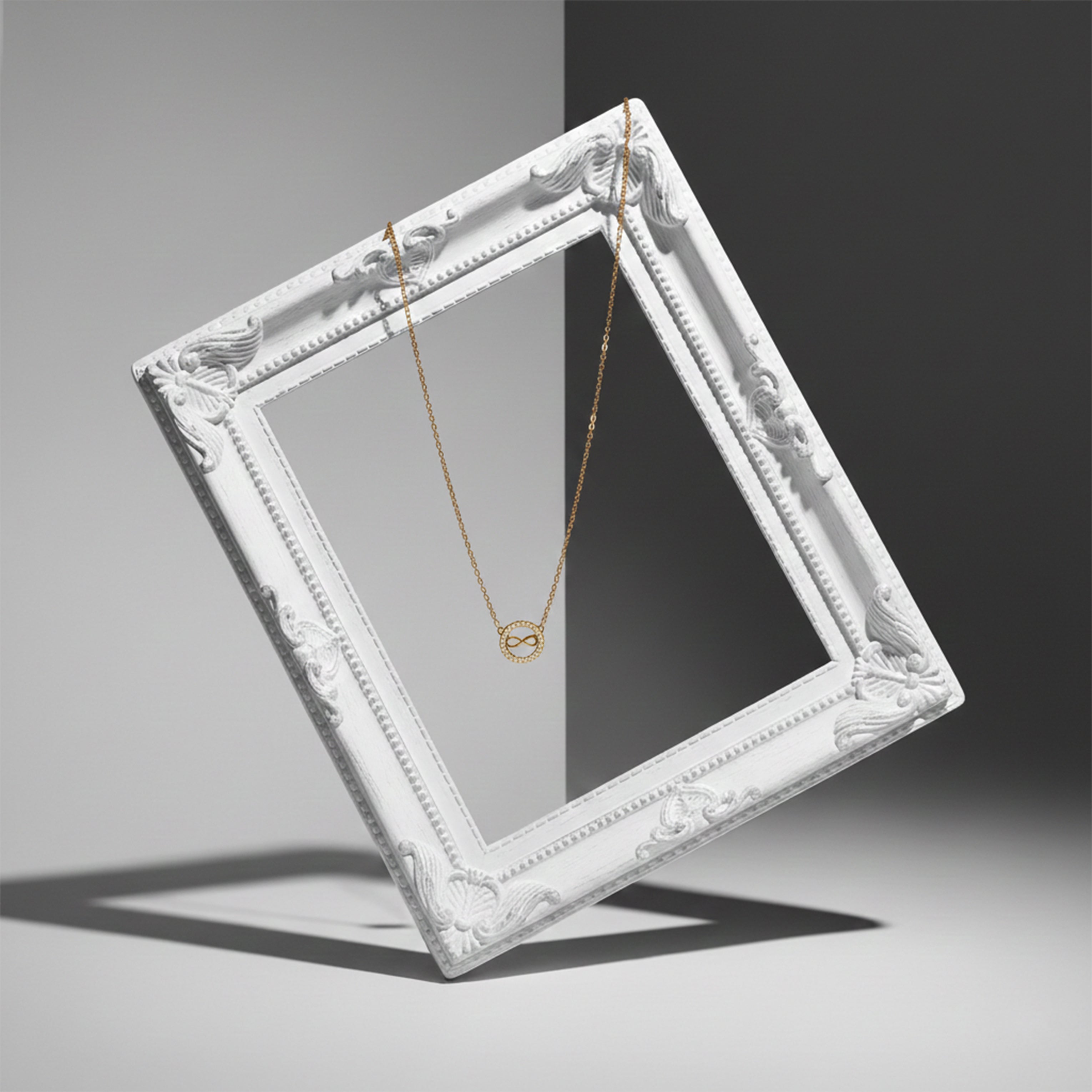 Gold-Toned Eternal Encircled Accent Link Set GWN -50