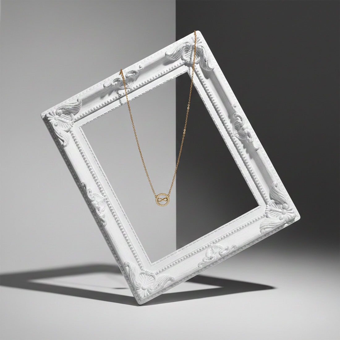 Gold-Toned Eternal Encircled Accent Link Set GWN -50