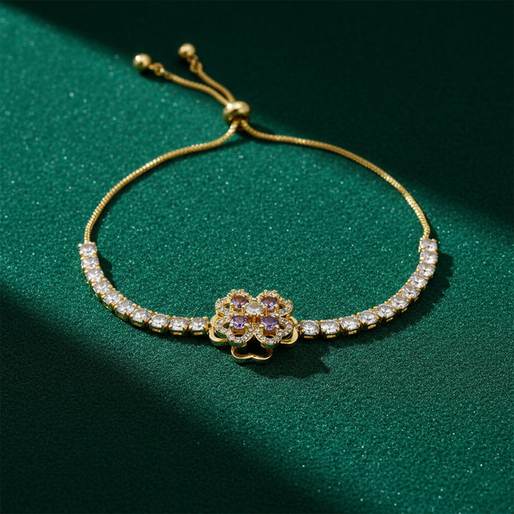 Gold Bloom Flexible Line Kangan GWB -109