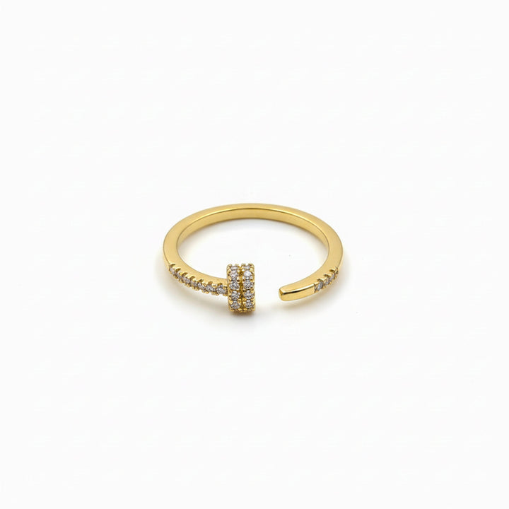 Gold-Toned Nail Flexible Band GWR -66