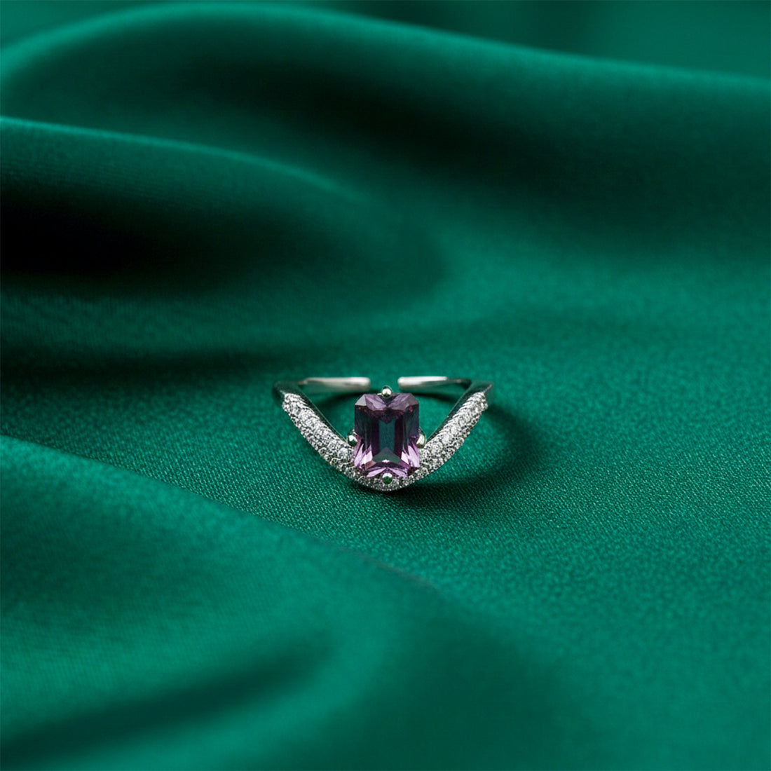 Silver Amethyst Band GWR -60