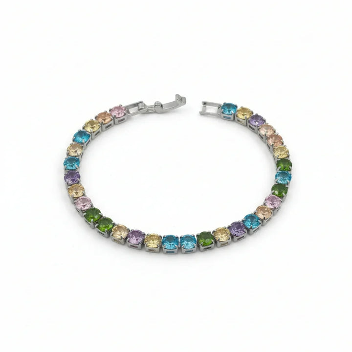 Multicolour Big Zirconia Stone Line Kangan GWB -54