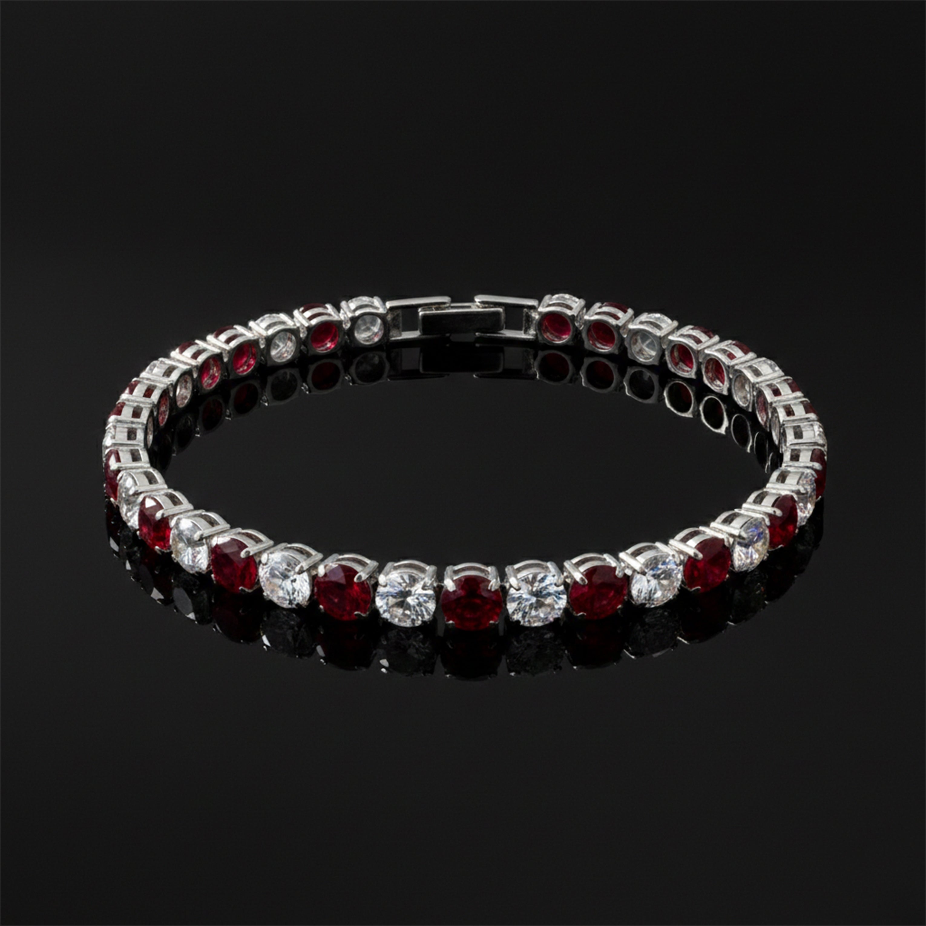Crimson & Zirconia Stone Line Kangan GWB -67