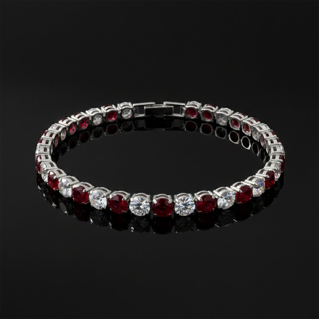 Crimson & Zirconia Stone Line Kangan GWB -67