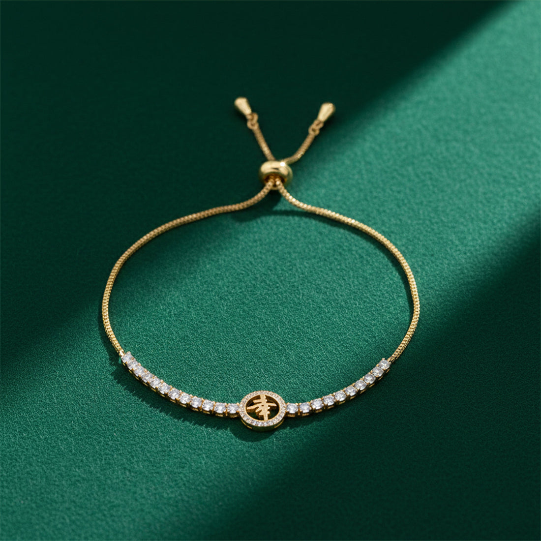 Gold Lucky Symbol Bracelet for women - Finora Jewels