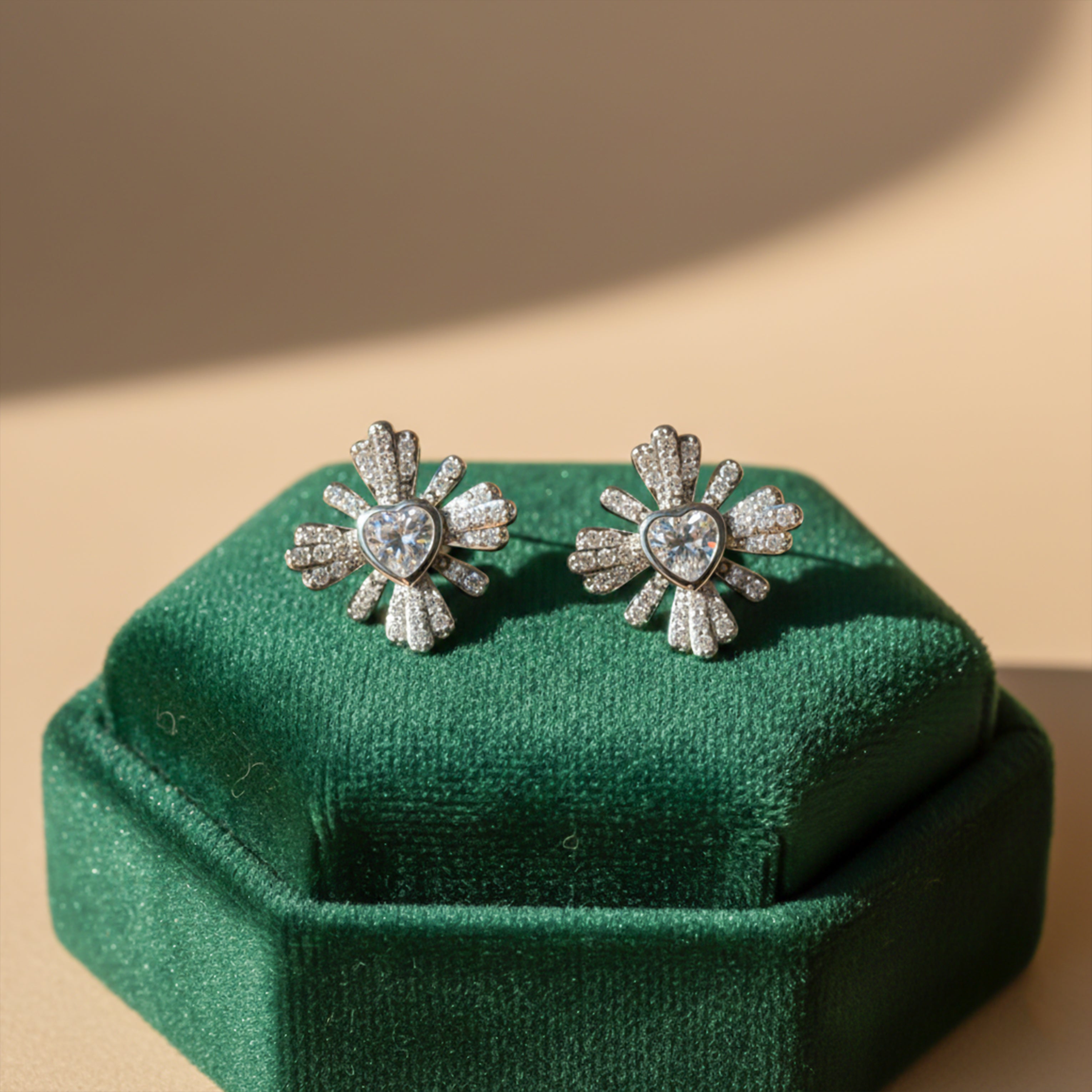 Luminous Love Bloom Studs GWE -104