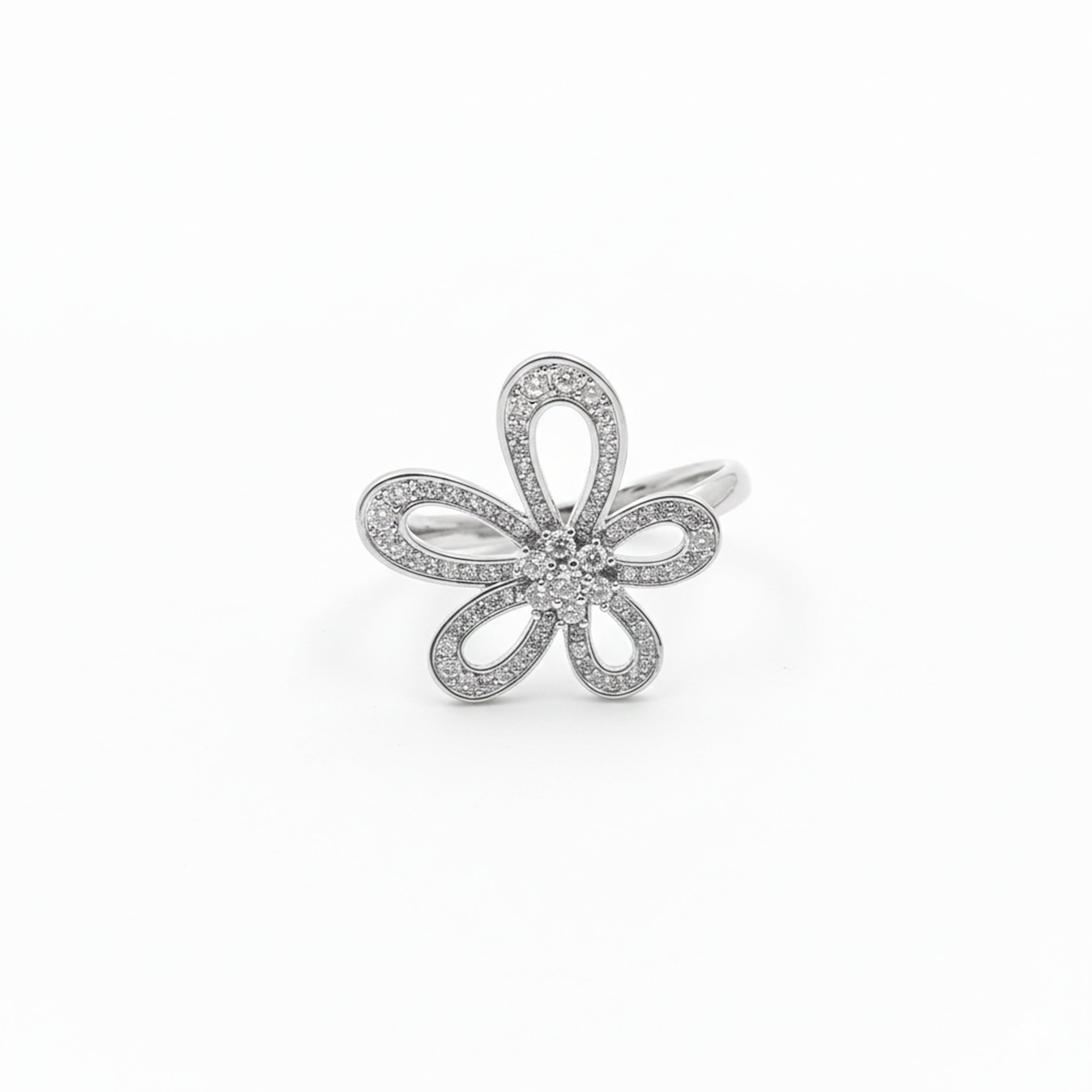 Silver Bloom Sparkle Band GWR -27