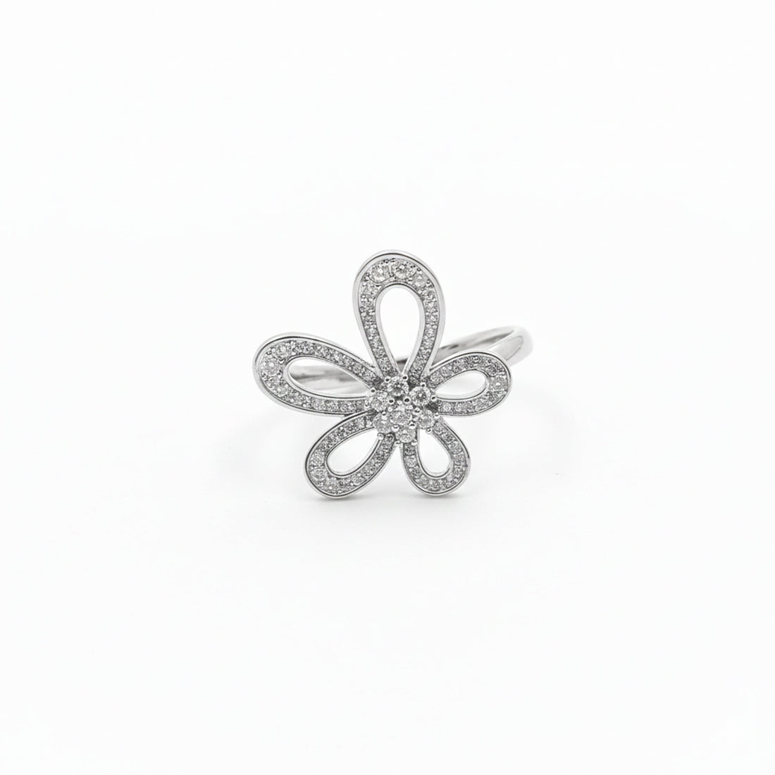 Silver Bloom Sparkle Band GWR -27