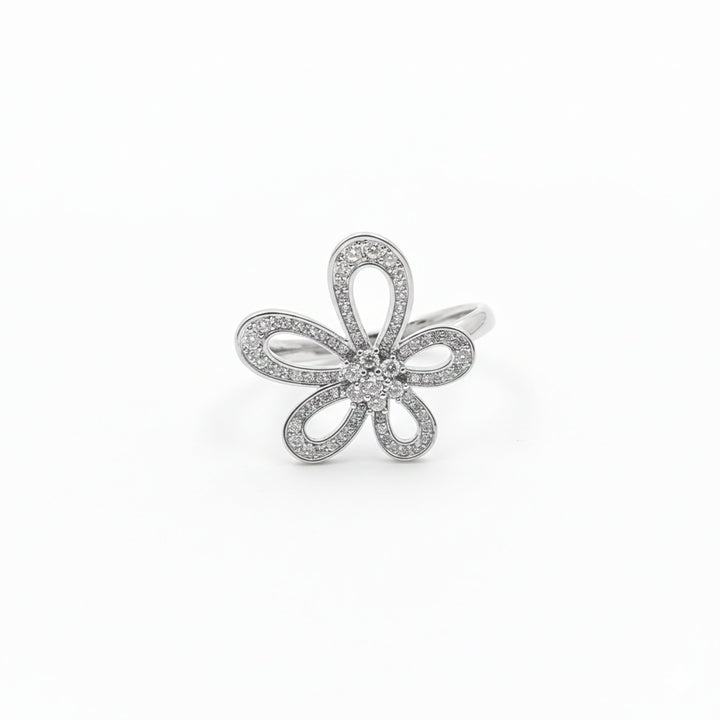 Silver Bloom Sparkle Band GWR -27