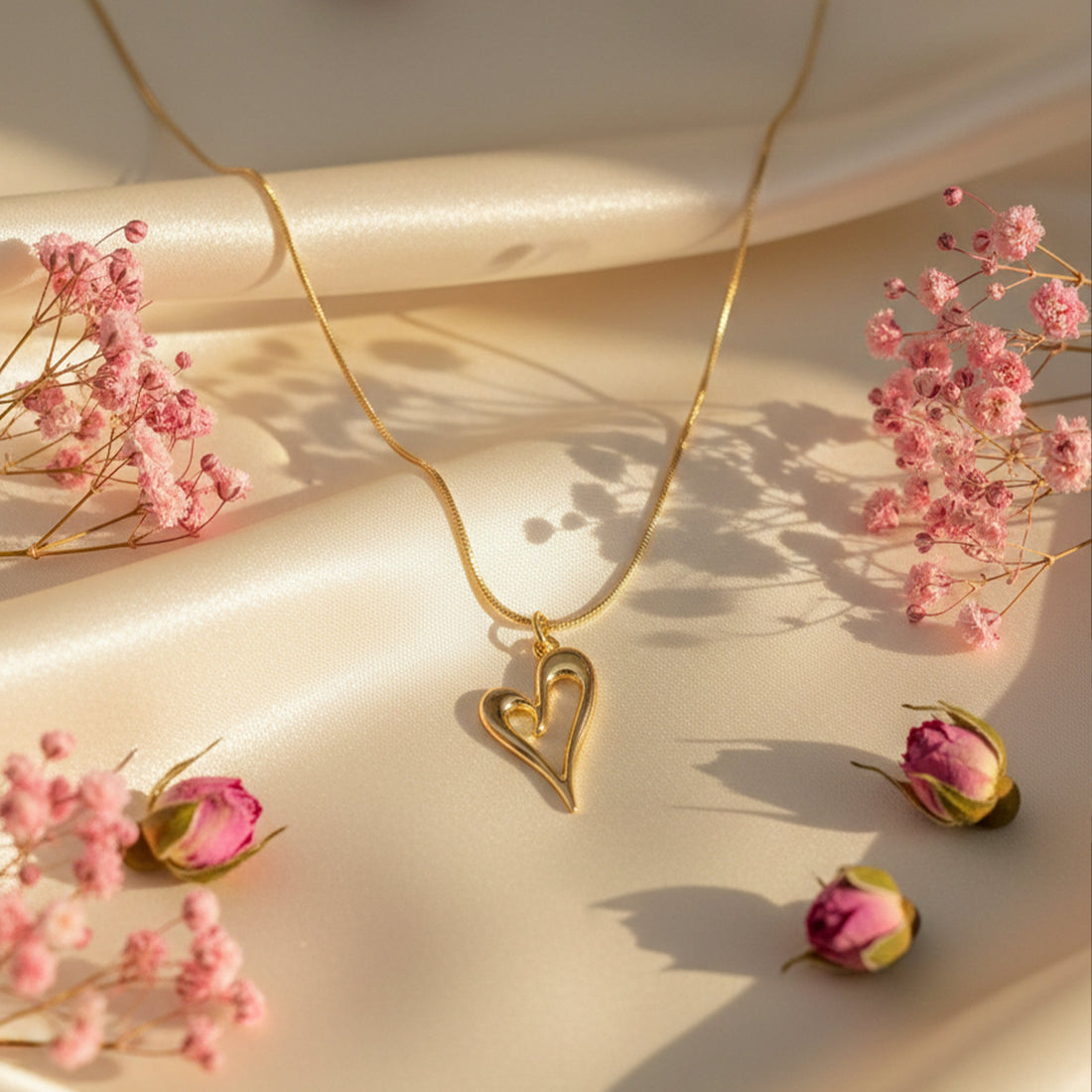 Gold-Toned Unclosed Love Accent Link Set GWN -62