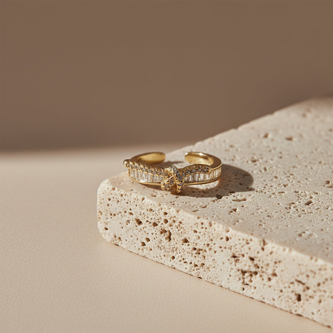 Gold-Toned Eternal Spark Band GWR -49