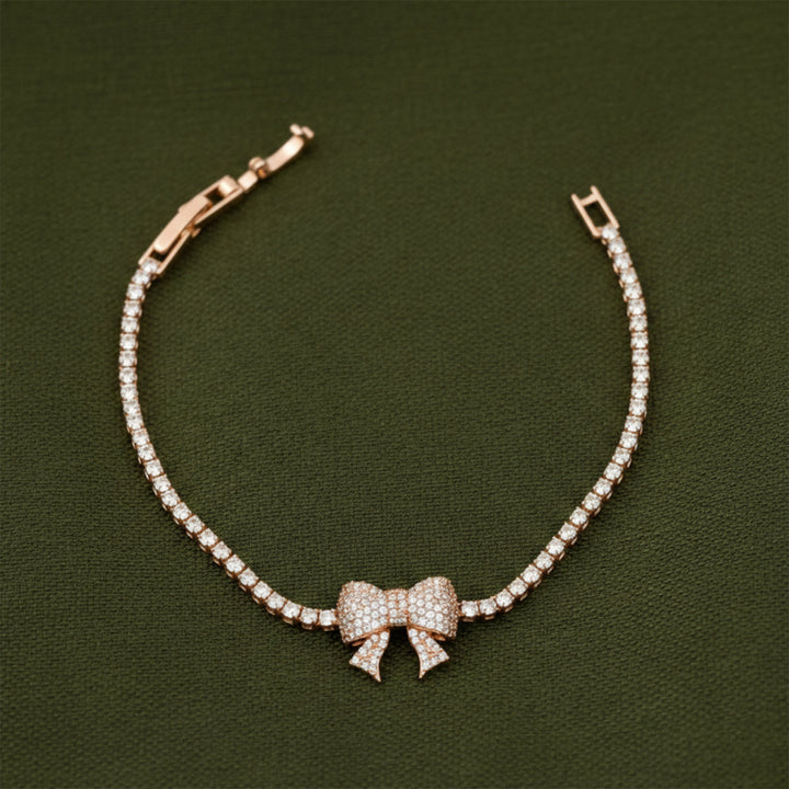 Rosette Gold Bowknot Line Kangan GWB -91