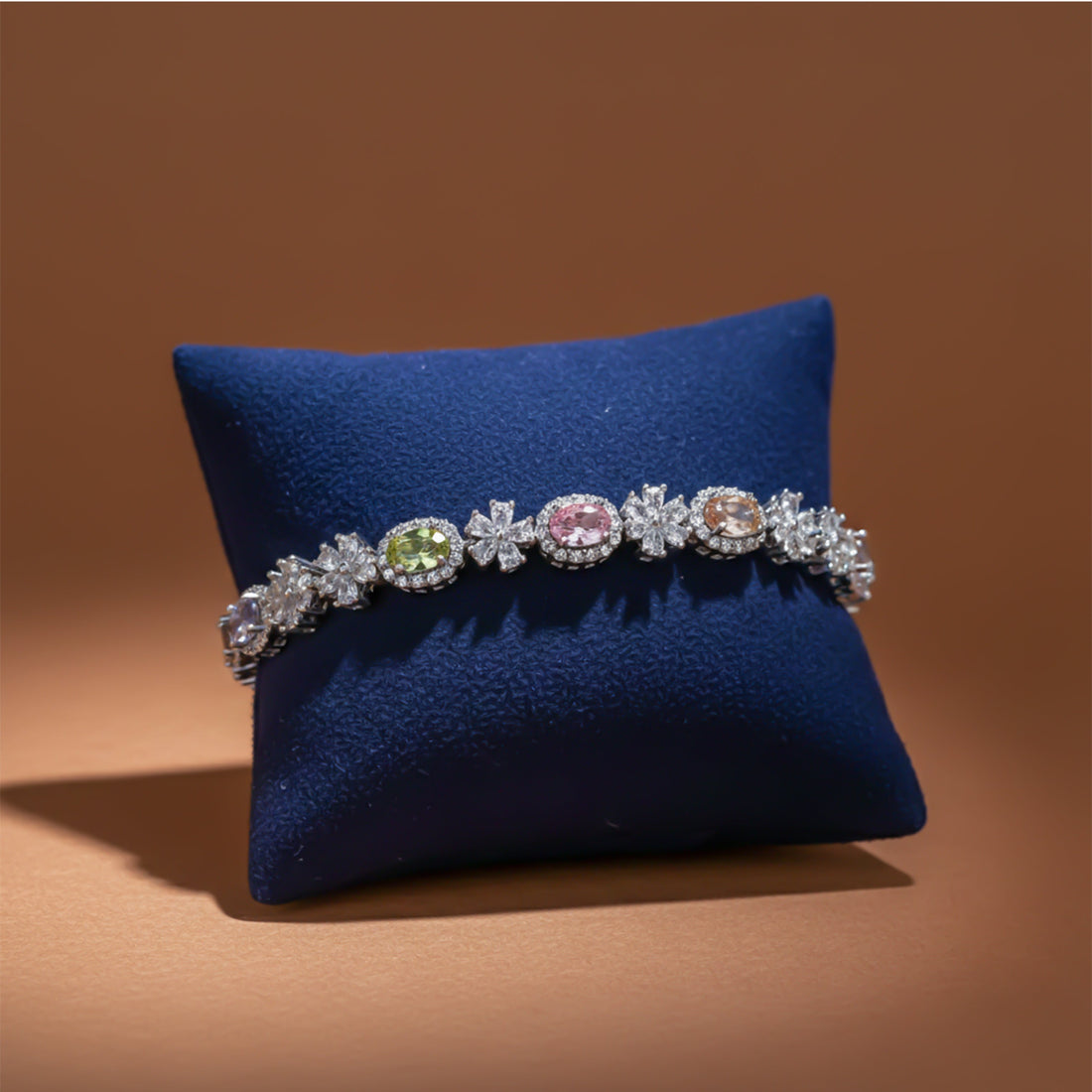 Multi-Coloro Earrings for women in Silver - Finora Jewels