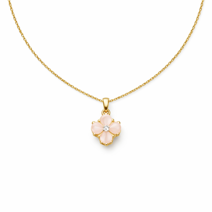 Petite Rosette Opal-Style Bloom Women Neckless GWN -76