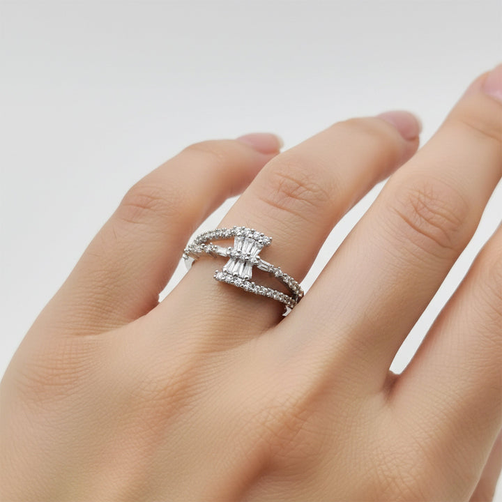 Silver Radiance Bow Band GWR -55