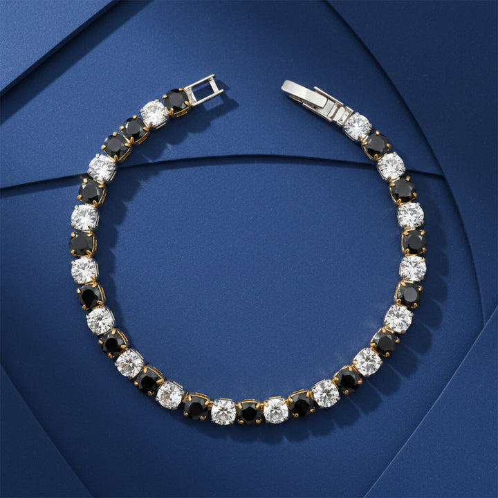 Black & Ivory Cubic Zirconia Kangan GWB -57
