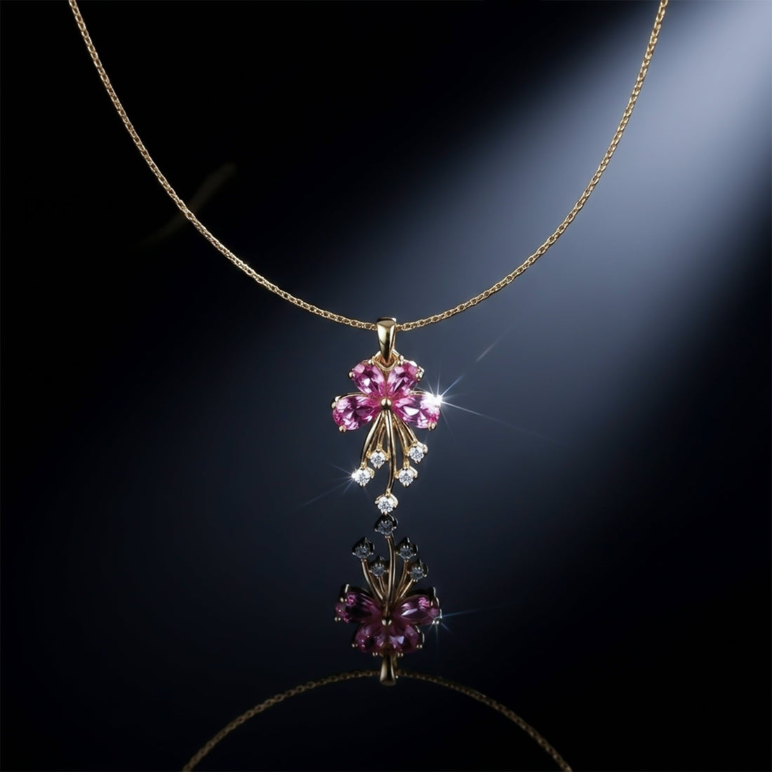 Bloom Dangle Locket Link Set GWN -119