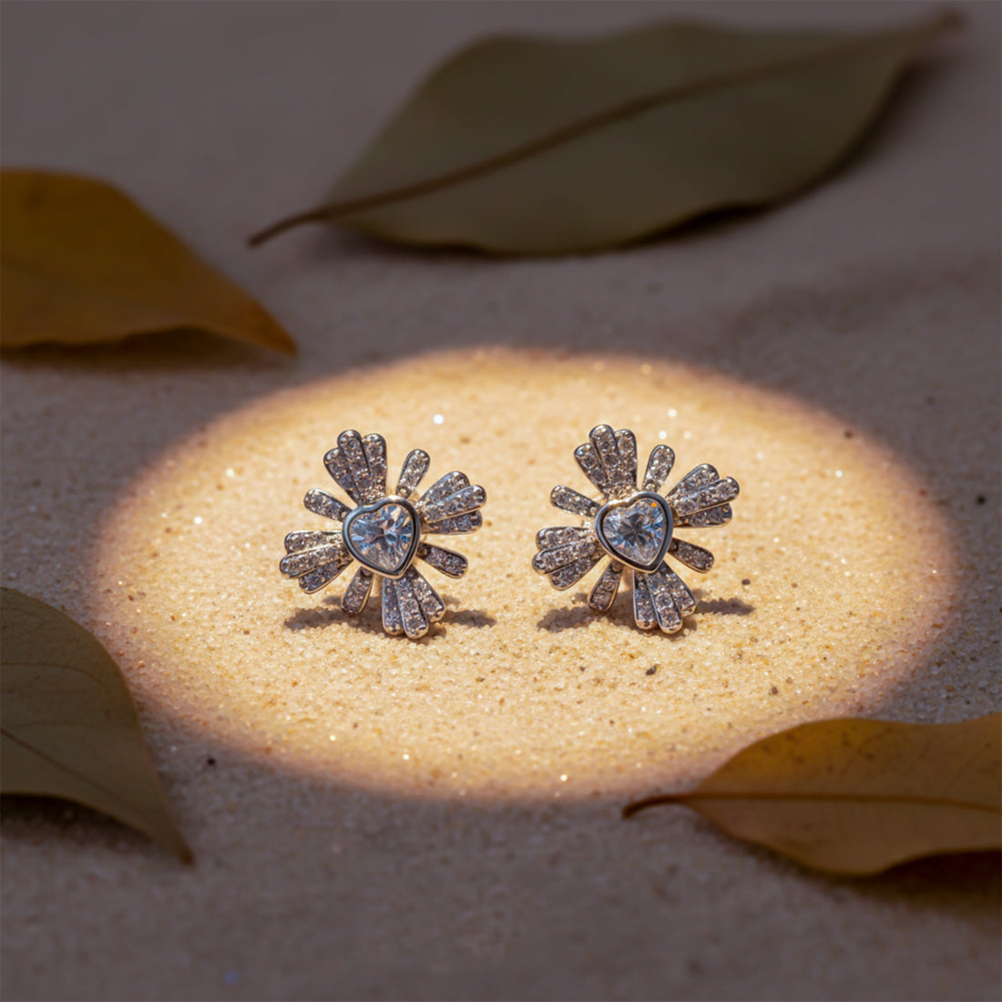 Luminous Love Bloom Studs GWE -104
