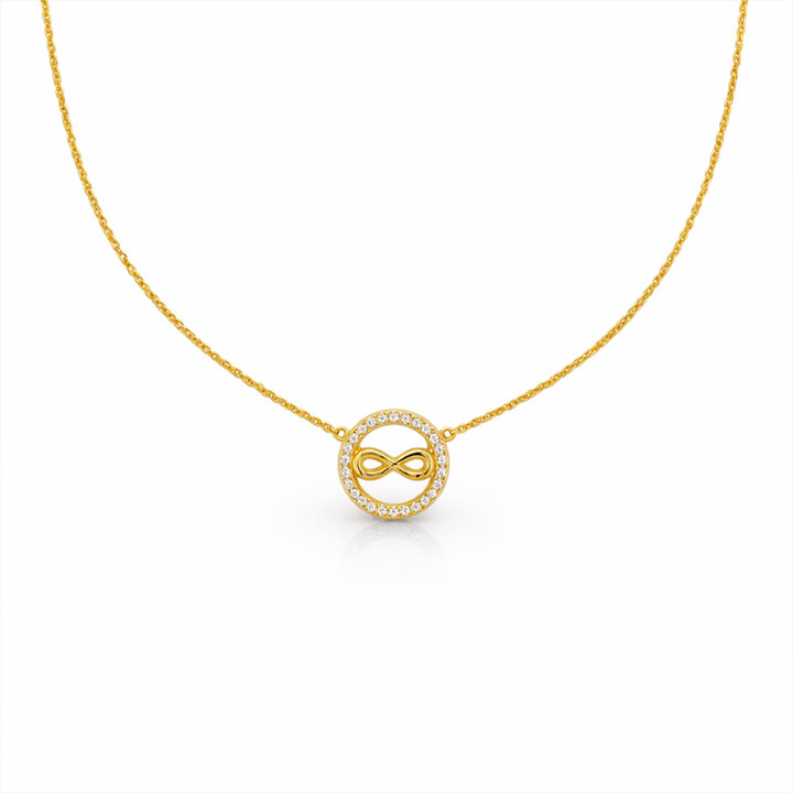 Gold-Toned Eternal Encircled Accent Link Set GWN -50