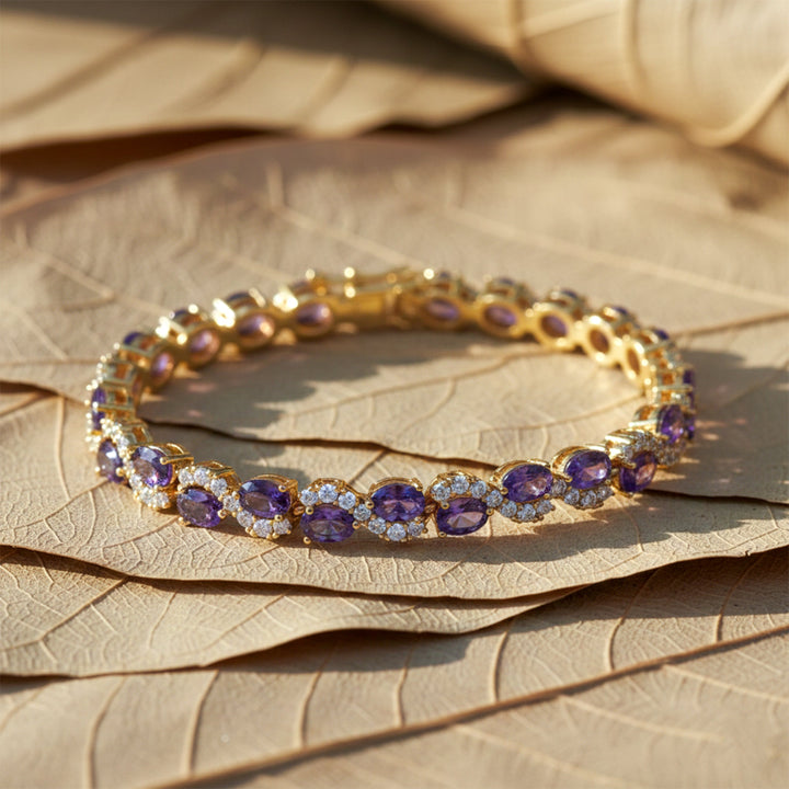 Purple Halo Bracelet