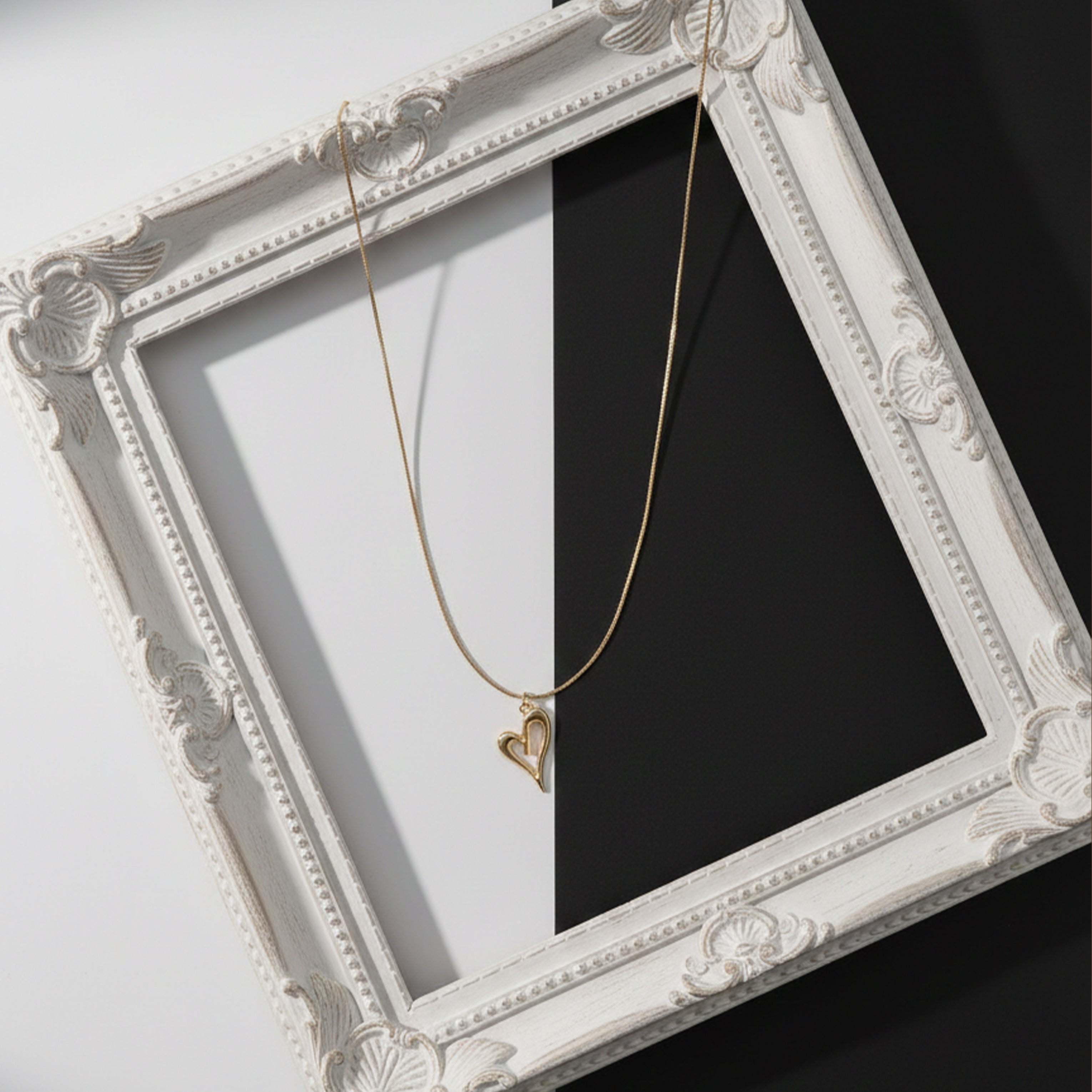 Gold-Toned Unclosed Love Accent Link Set GWN -62
